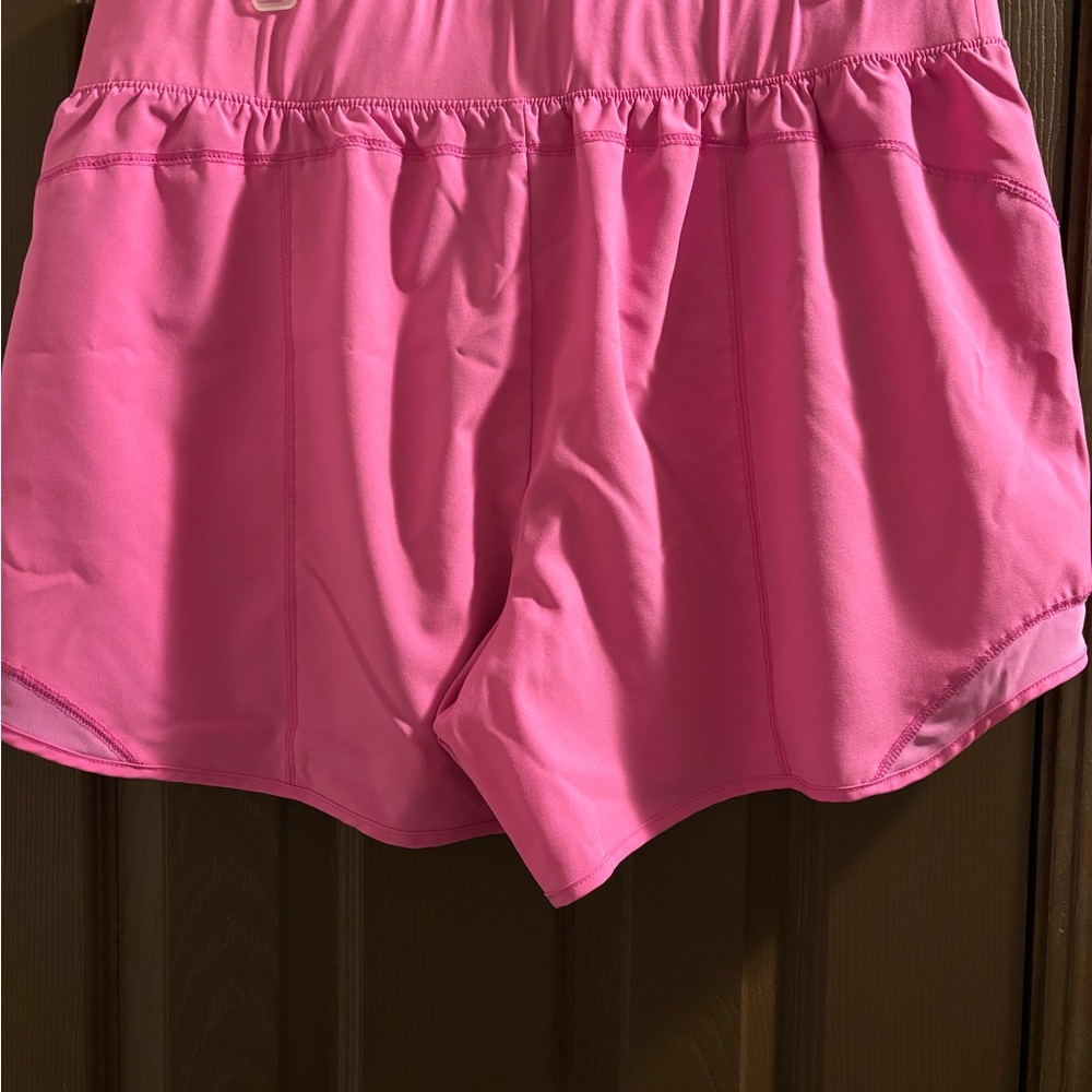 Tek Gear Pink Athletic Shorts Lightweight Elastic Waist